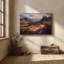 «Texas Longhorn Sunset», art mural - décor de ranch de l'Ouest - impression de paysage de campagne rustique-724287931