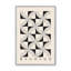 Motif de quadrillage abstrait symétrique Bauhaus-2058651042-2059966480