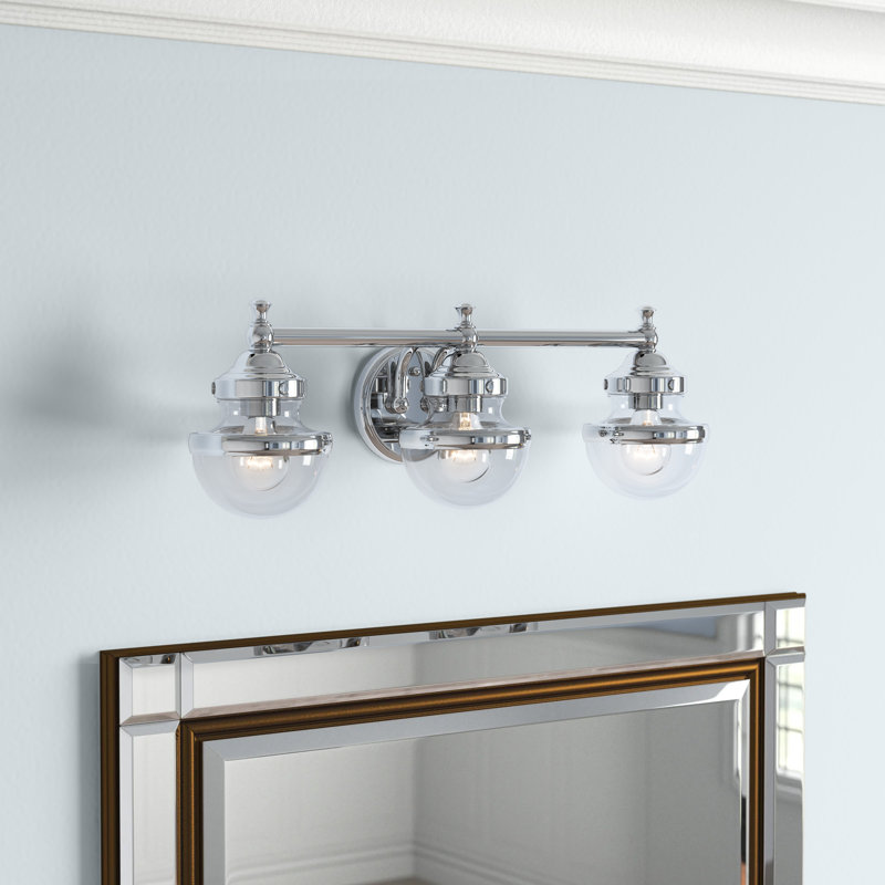 Liverman 3 - Light Dimmable Vanity Light, Polished Chrome