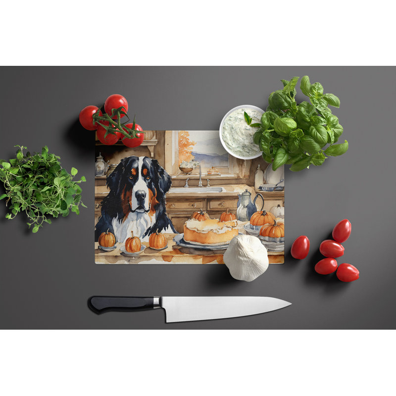 Planche à découper en verre pour bouvier bernois