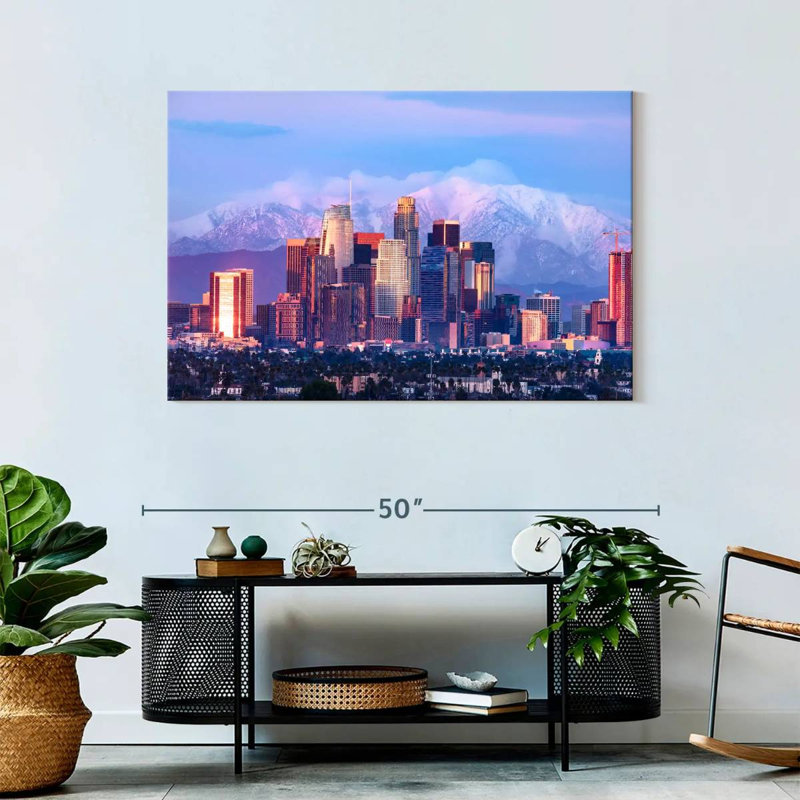 Los Angeles Majestic Skyline, 30" H x 45" W