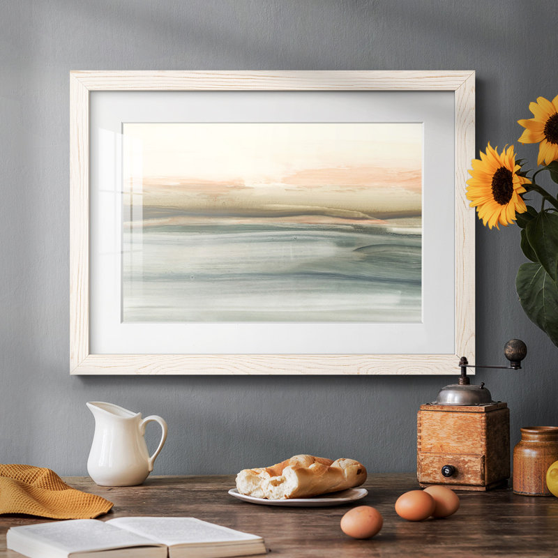 Atlantic Sunrise II, Blanc, H 14 po x l 20 po x P 1,5 po