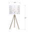 Lampe de table trépied 22 po Huckstep-1485826873