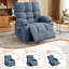 Fauteuil inclinable pivotant surdimensionné avec chauffage et port USB-795693747-795693751