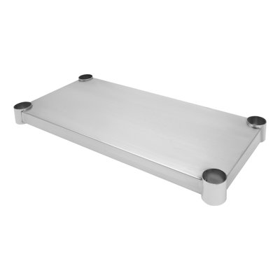 Sous la tablette pour les tables de travail, la tablette inférieure convient au restaurant, à l'entrepôt, à la maison, à la cuisine et au garage (l 21,65 po x P 9,84 po x H 1,65 po)