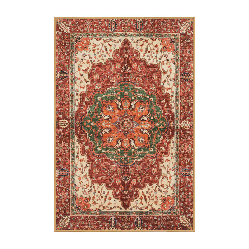 Abstract Indoor Rug, Rectangle 5' x 8'