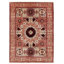 Aryana Wool Oriental Area Rug in Red