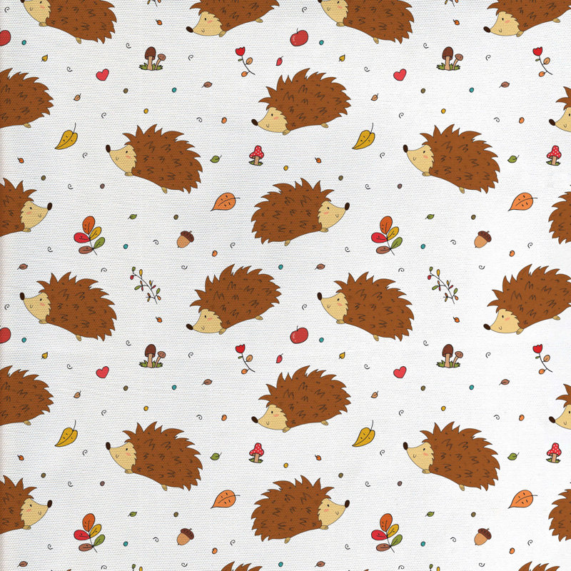 Tissu hedgehog, l 58 po x L 72 po