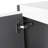12" Bathroom Side Cabinet,Soft Close Doors,Float Mounting Design,(KD-Packing)-1281779519