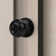 Privacy Door Knobs with Round Rosette, Keyless Lock for Bed and Bath Room