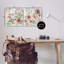 «Elegant Garden Flowers & Butterflies», ensemble d'art mural sur toile 2 pièces, design par Nan-312408621