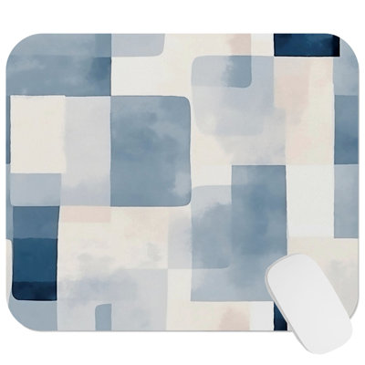 Abstract Scandinavian Dreams VIII Shapes Scandinavian Gaming Cute Office Laptop Desk Pad Gift Mat Square Rectangle Non-Slip Mousepad