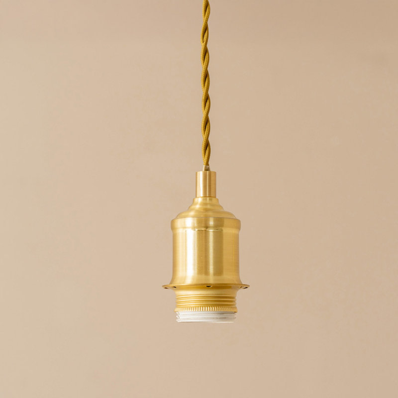 3 - Light Pendant, Brushed Gold