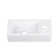 Liberty 15.42'' x 7'' Vitreous China Rectangular Wall Mount Bathroom Sink with Faucet Hole