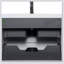Meuble-lavabo mural 30 po avec lavabo, meuble-lavabo mural moderne-989656780