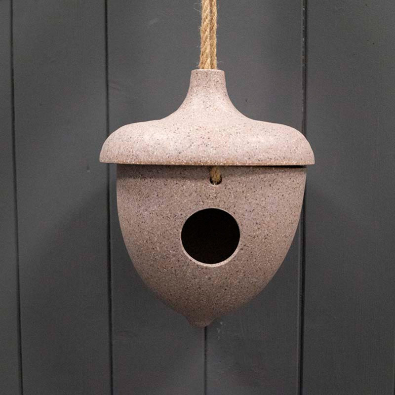 Ceryss Earthy Nut Husks Acorn (18.7Cm) Hanging Birdhouse