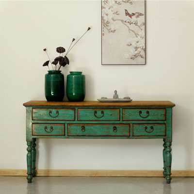 Green Hallway Cabinet