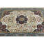 Cream Traditional 5X7 Indo Kerman Oriental Area Rug