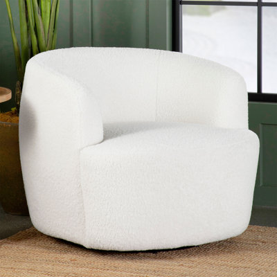 Chaise pivotante rembourrée Denae