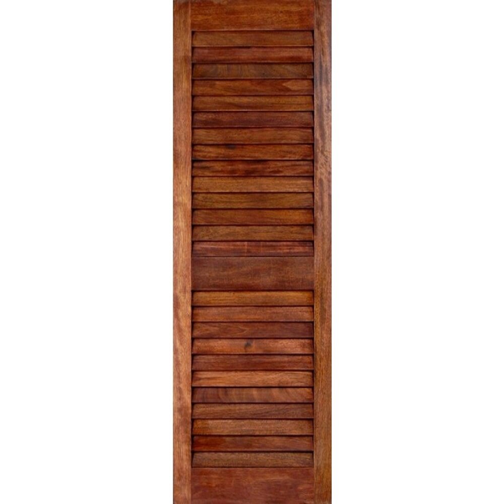 2 Panel Louvre Door Mahogany 24