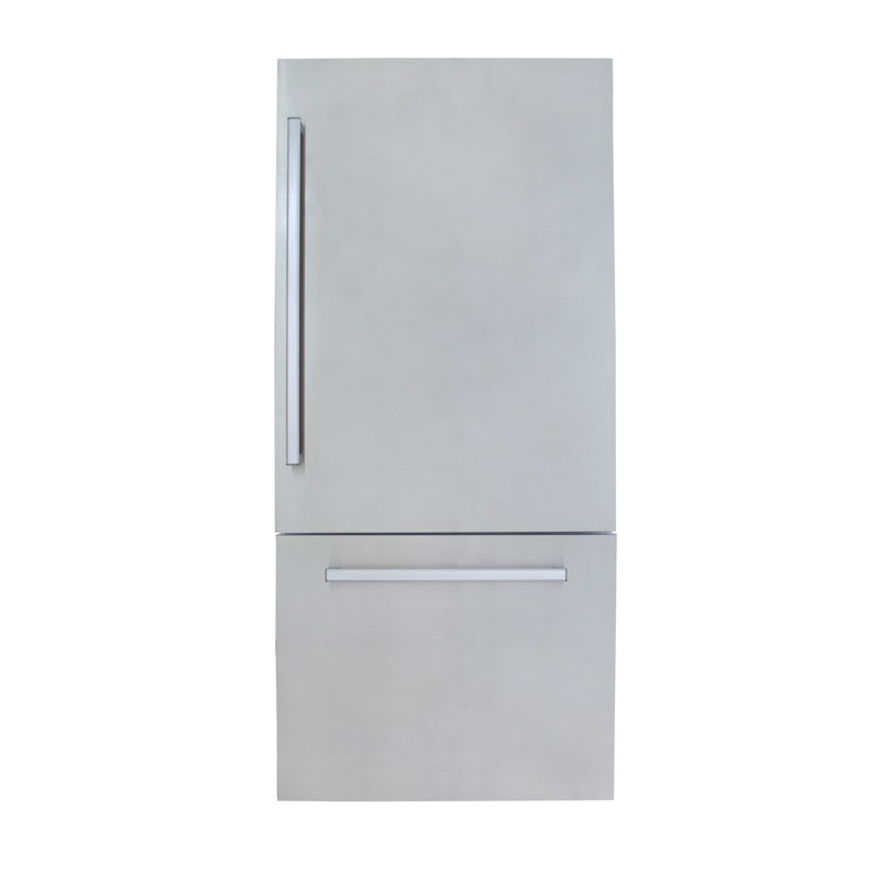 36 in. width 19.8 cu ft. Built-In Bottom Freezer Refrigerator in Custom Panel Ready, Counter Depth
