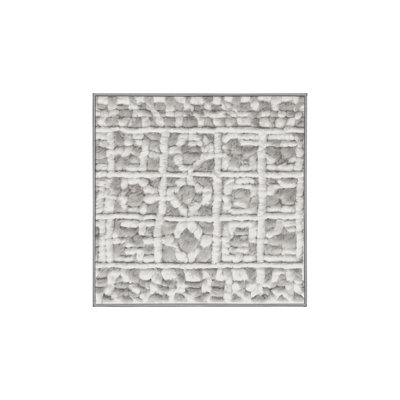 Tapis gris lavable à la machine