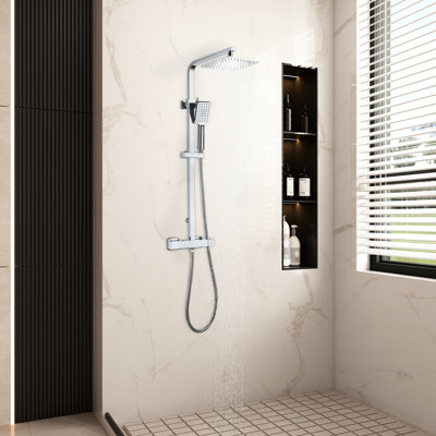 Complete Shower System with Rough in-Valve
