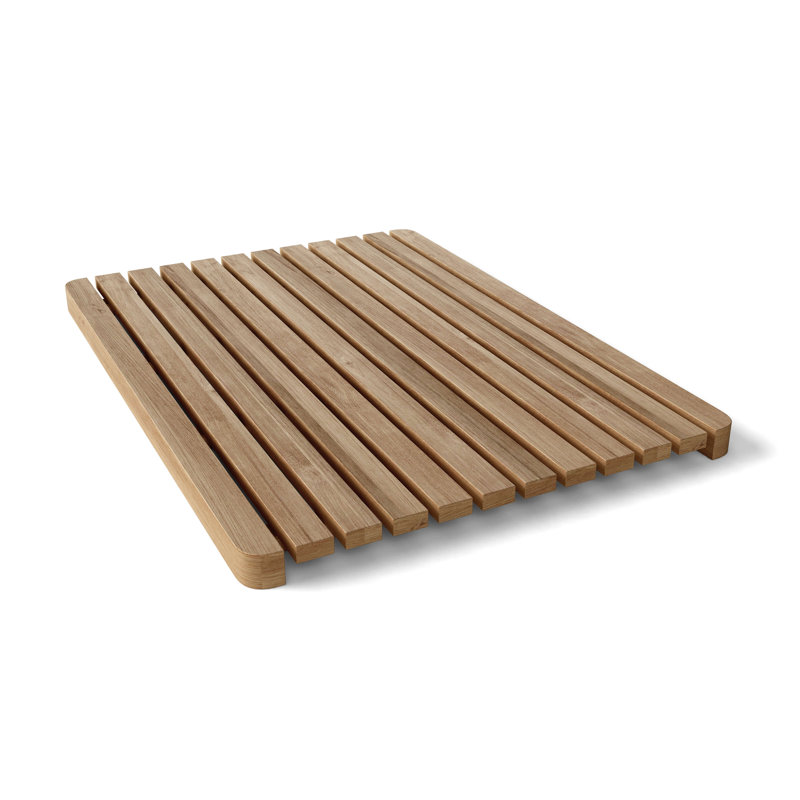 Rectangular Small Shower Mat, 25" L x 18" W x 2" H