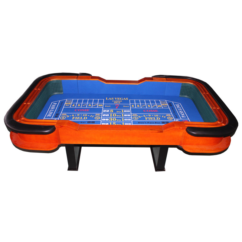 IDS Online Corp 93'' 10 - Player Foldable Poker Table, Blue