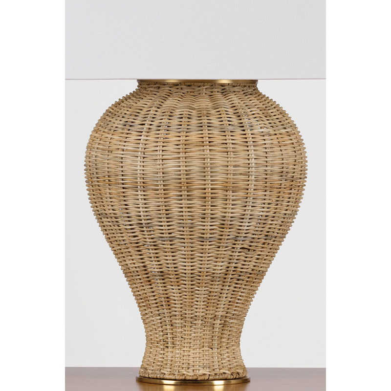 Chatsworth Table Lamp in Aged Brass by Mark D. Sikes