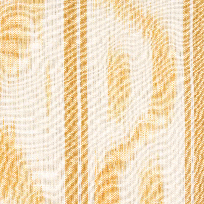 Schumacher x Mark D. Sikes Santa Monica Ikat Fabric, Yellow