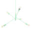 Downtown Minimalist 5 Light Chandelier
