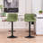 Lougene Swivel Adjustable Height Faux Leather Modern Bar Stools Upholstered Counter Stool-684021618