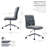 Geraghty Fabric Office Chair with Metal Base-30805138-30805132