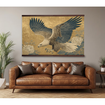 Chinoiserie Eagle Wall Hanging Bird Wall Art