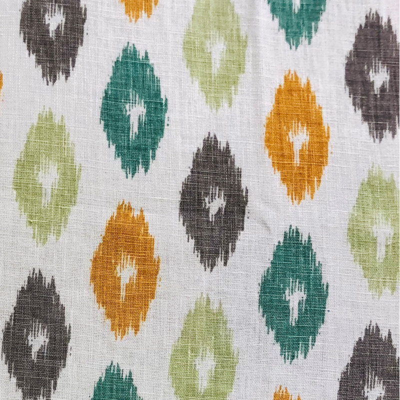 Oreiller ikat de luxe Wild Ingrid, 16 po x 1 po, Coussin décoratif