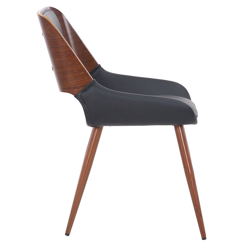 Chaise d'appoint Mid-Century, Black