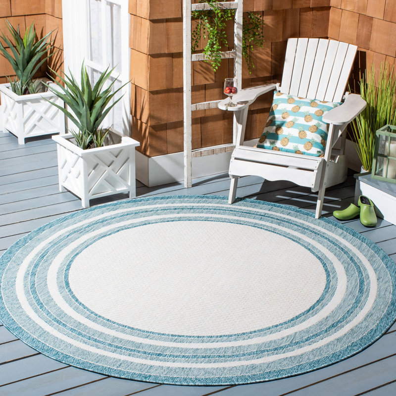 Marzano Performance Indoor/Outdoor Area Rug, Round 10'