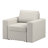 Glen Park Upholstered Accent Chair With 1 Hidden Metal Wire Storage Drawer-574856631