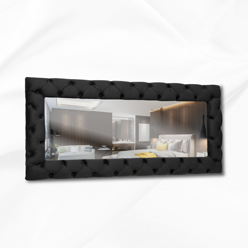 Miroir de plancher pleine grandeur Ringe, gris