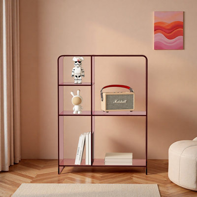 Simple display of acrylic bookcase