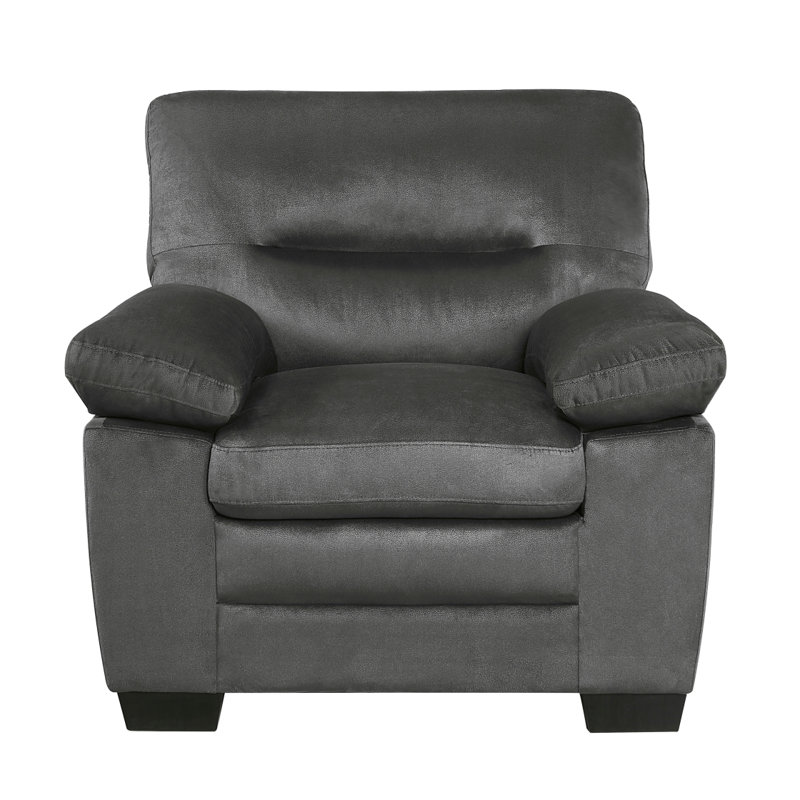 Sièges moelleux et confortables rembourrés de tissu de chaise de salon moderne et élégant