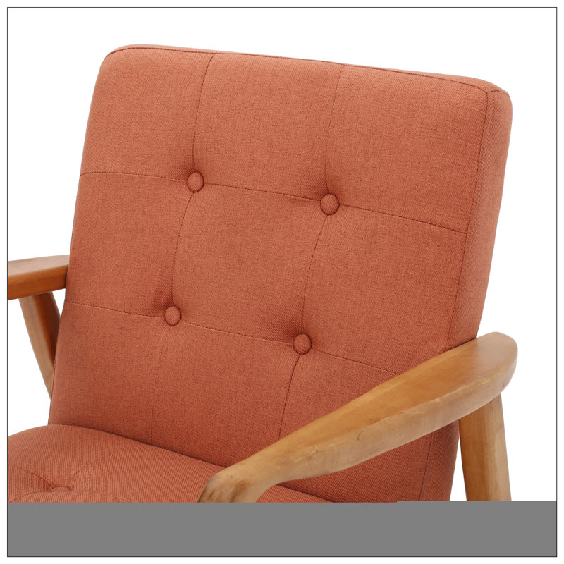 Chaises d'appoint pour le salon, Orange