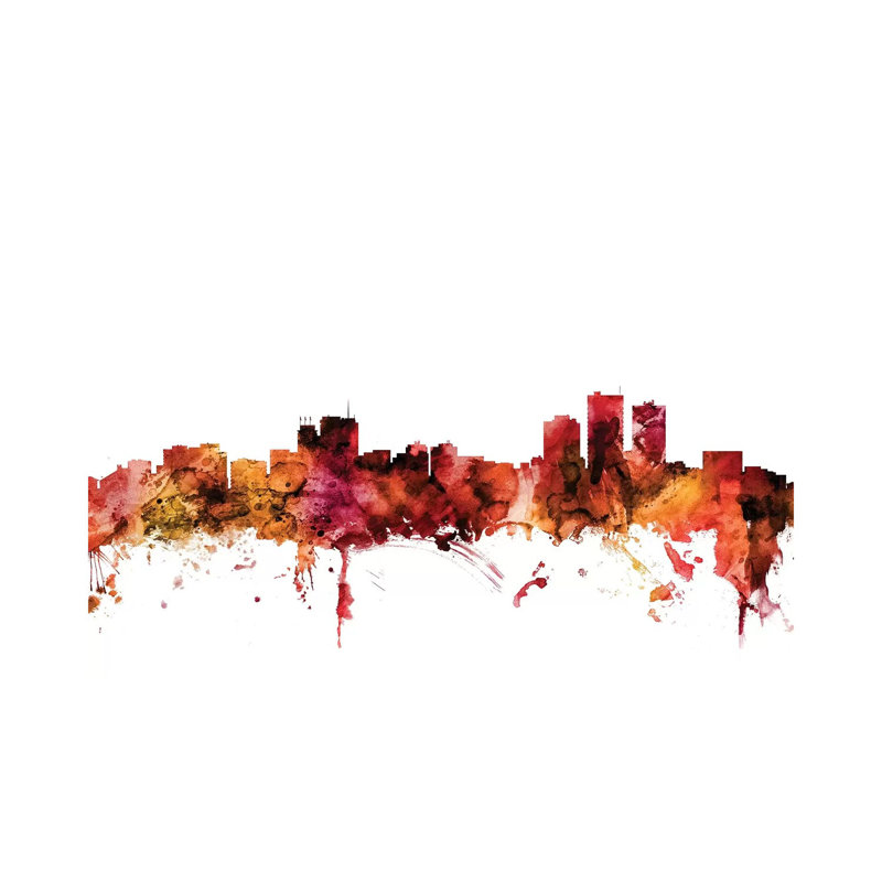 Anchorage, Alaska Skyline by Michael Tompsett - Wrapped Canvas Gallery-Wrapped Canvas Giclée
