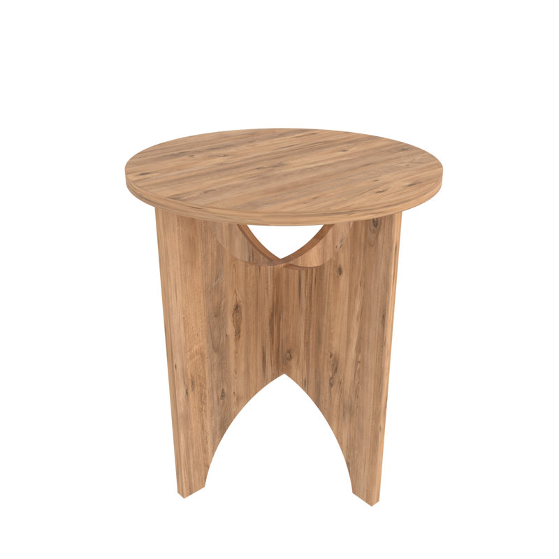 Merit Side End Table , Brown