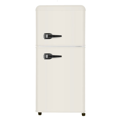 3.5Cu.Ft Compact Refrigerator Mini Fridge With Freezer, Small Refrigerator With 2 Door, 7 Level Thermostat Removable Shelves For Kitchen, Dorm, Apartment, Bar, Office