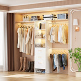 Walk-in Closet Rack-with Drawers