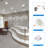 5/6" Round 15W LED Recessed Dimmable Downlight-44489041