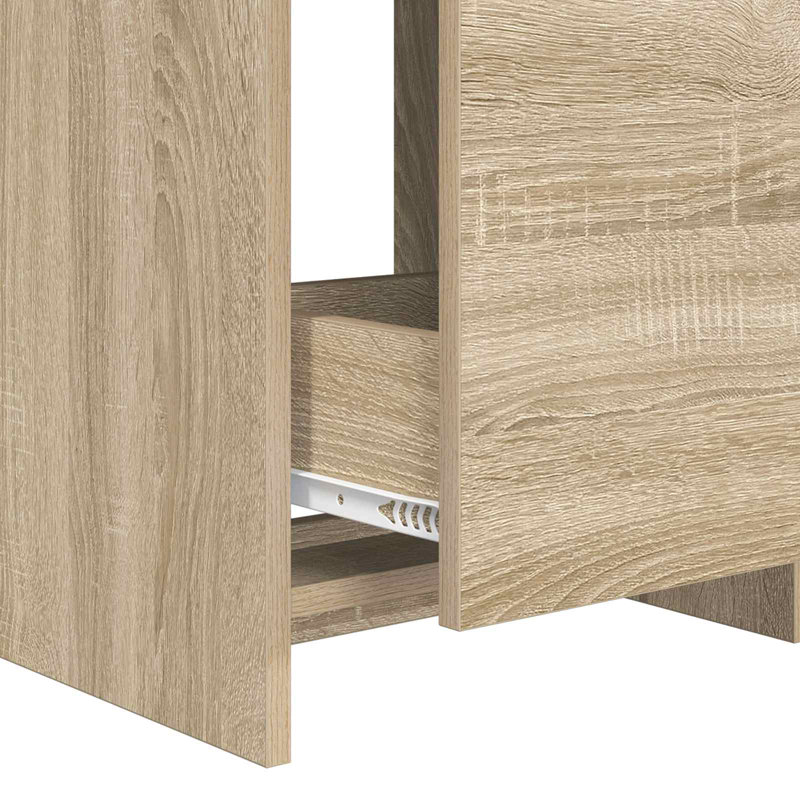 Vanity & Mirror Set, Sonoma Oak