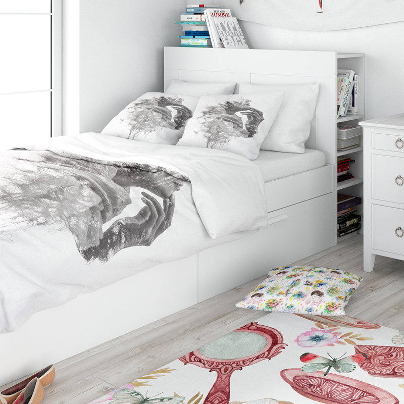 Ensemble de housse de couette Designart, Housse de couette très grand + 2 taies décoratives